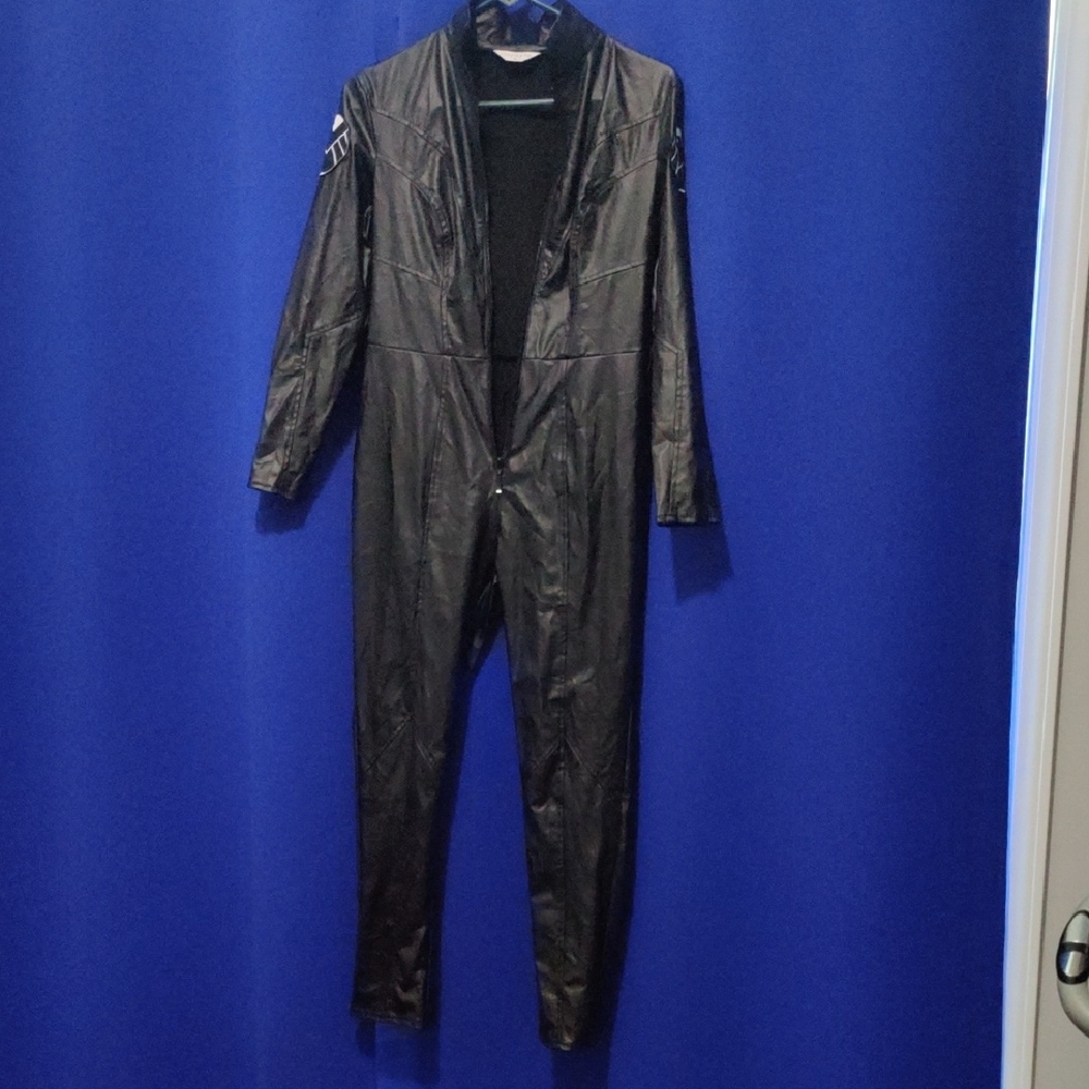 (Black Widow Cosplay Set)Stylish Black Jumpsuit  Cosplay Set